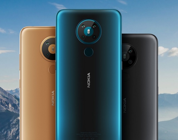 Nokia 5.3 sử dụng cụm camera hình tròn thay vì hình chữ nhật như nhiều mẫu điện thoại khác