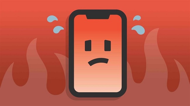 Smartphone bị nóng lên khi vào hè