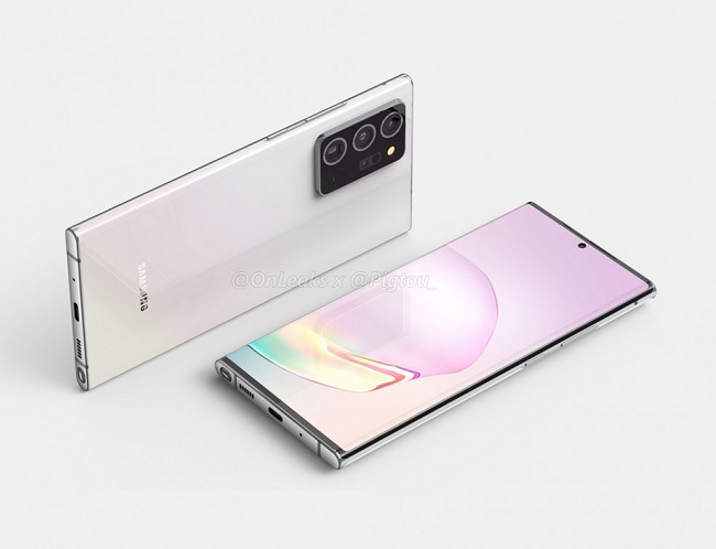 Samsung Galaxy Note 20 cũng sẽ thiết lập module hình chữ nhật tương tự như Galaxy S20, nhưng cách sắp xếp ống kính sẽ khác nhau