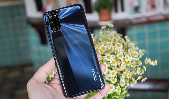 OPPO A92 màu đen lịch lãm