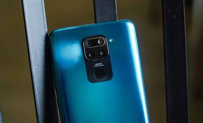 Cụm camera và cảm biến vân tay trên Redmi Note 9