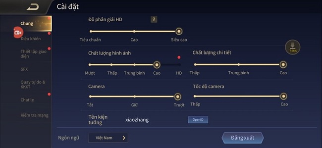 Game Liên Quân Mobile có thể cài đặt được FPS ở mức cao nhất nhưng lại không chơi được