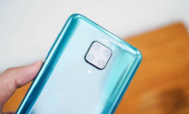 Cụm 4 camera sau của Redmi Note 9 Pro