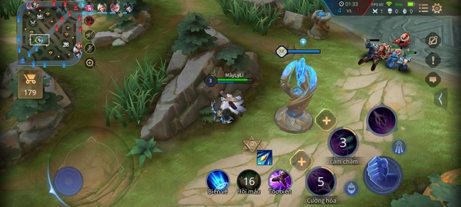 OPPO A92 xử lý cực kỳ mượt mà và tương đối ổn định khi chơi game Liên Quân Mobile