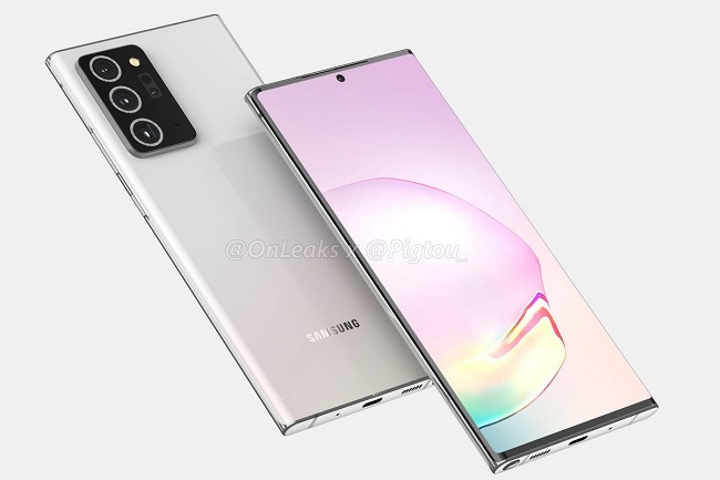 Ảnh render của Galaxy Note 20