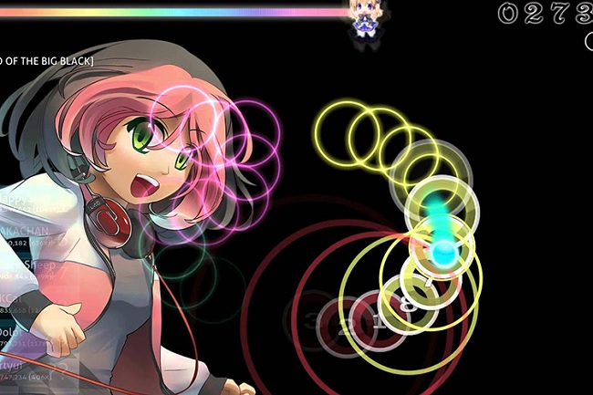 Giao diện game OSU