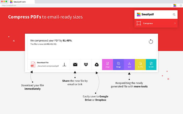 Truy cập website SmallPDF