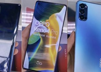 Lộ ảnh thực tế OPPO Reno4 và Reno4 Pro trước ngày ra mắt, màn hình “đục lỗ”, 3 camera sau