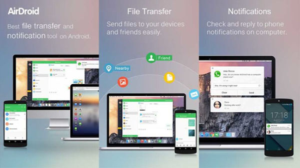 Sử dụng ứng dụng AirDroid để kết nối 2 thiết bị điện thoại Samsung và máy tính