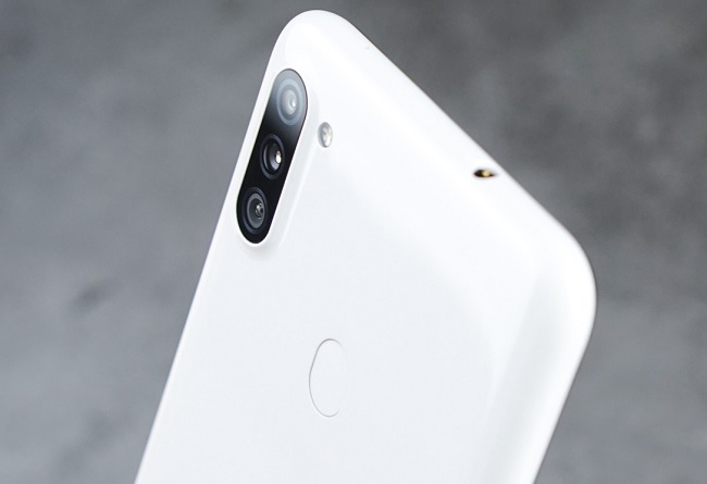 Cận cảnh cụm camera sau của Galaxy A11