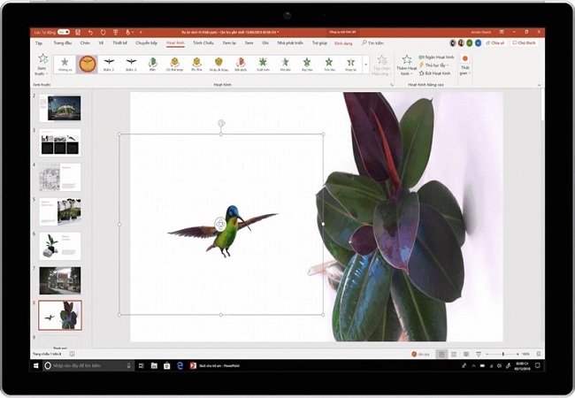 Thêm mô hình 3D vào bản trình chiếu
