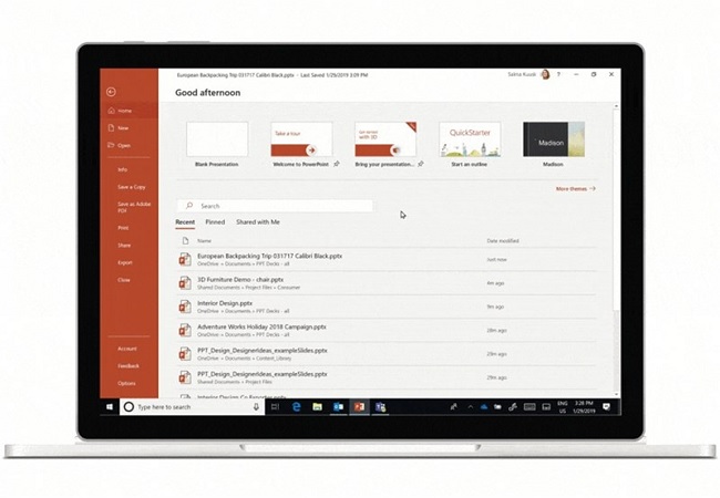 Xem lại những thay đổi trên PowerPoint