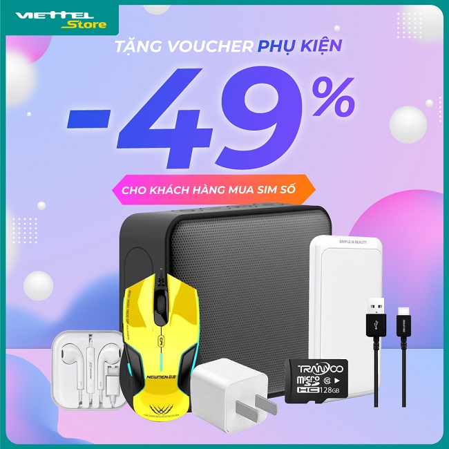 Giảm giá 49% phụ kiện