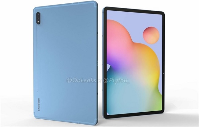 Ảnh render của Galaxy Tab S7