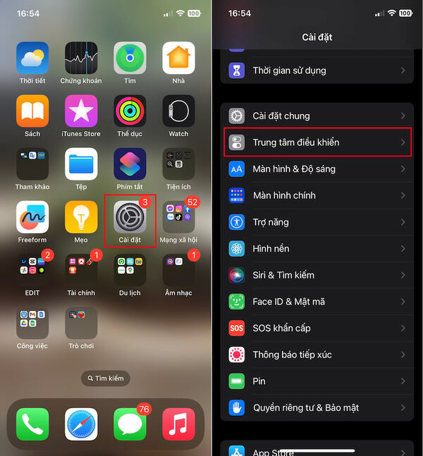 quét mã qr trên iphone