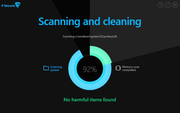 Trình quét virus trực tuyến miễn phí F-Secure Online Scanner