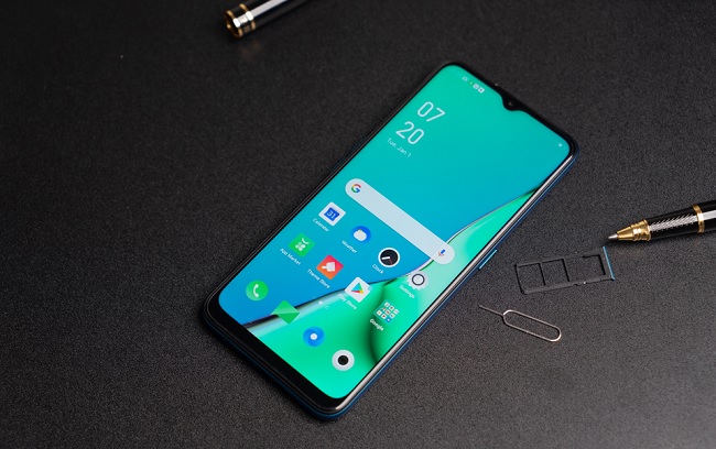 Màn hình OPPO A9 2020 có độ phân giải HD+