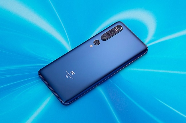 Cụm camera sau trên Mi 10