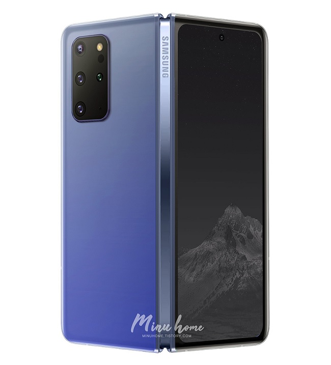Ảnh render mới nhất cua Galaxy Fold 2