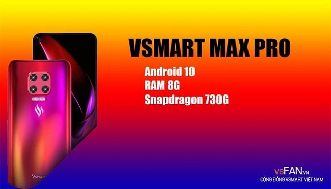 Hình ảnh và cấu hình Vsmart Max Pro được tiết lộ