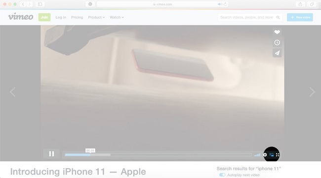 Sử dụng Touch Bar để thiết lập tính năng này