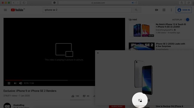 Dễ dàng thay đổi kích thước cửa sổ Ảnh trong ảnh