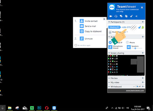 Tính năng họp trực tuyến trên Teamviewer (1)