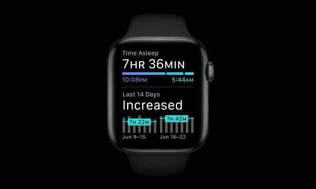 WatchOS 7 cải thiện tính năng theo dõi giấc ngủ trên Apple Watch