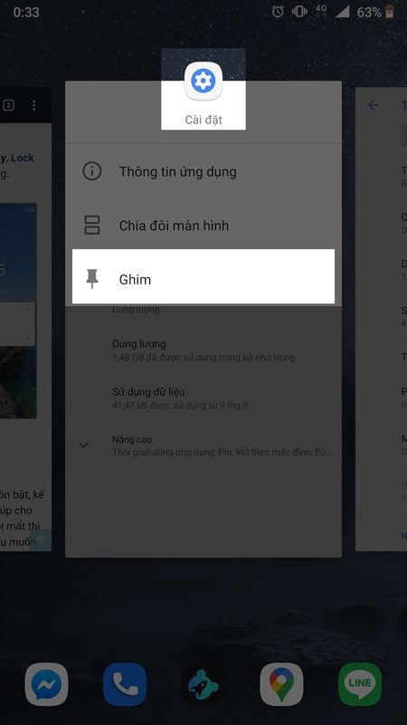 Ghim màn hình