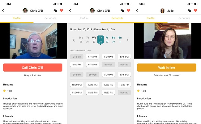 ứng dụng tự học tiếng