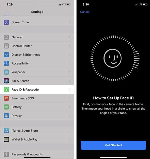 Thiết lập chế độ bảo mật iPhone