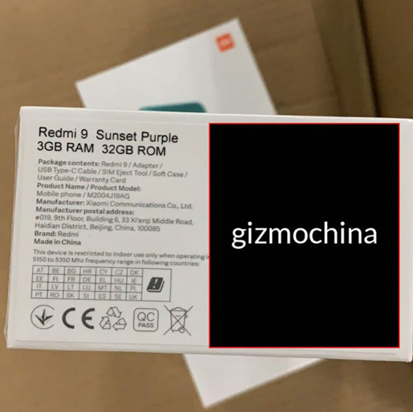 Redmi 9 có 2 tuỳ chọn RAM 3GB/4GB, Rom 32GB/64GB, 2 màu sắc Xanh lá và Tím