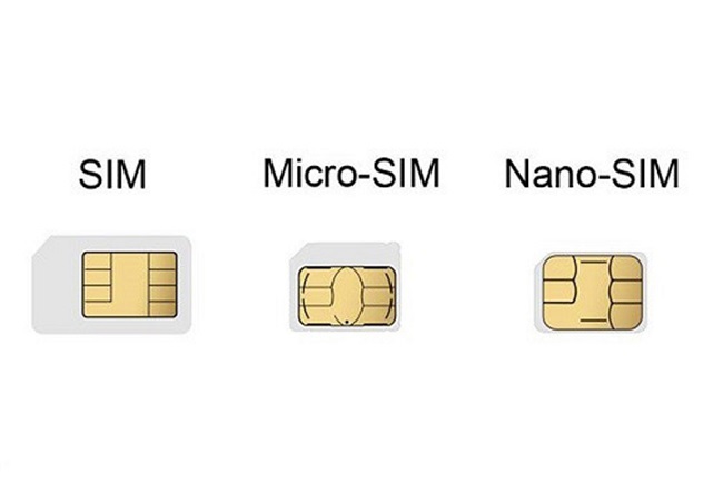 Sự khác biệt giữa Micro SIM và Nano SIM chỉ nằm ở kích cỡ bao quanh thẻ SIM