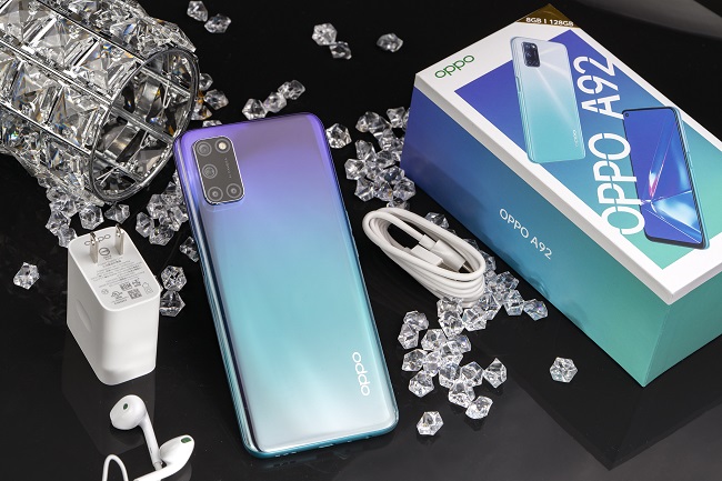 OPPO A92 màu Tím cá tính mới ra mắt của OPPO