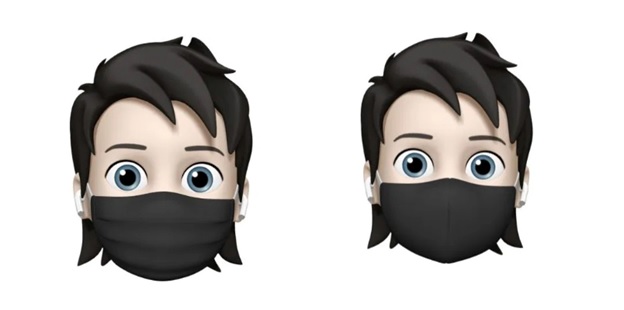 Memoji bên trái mới, bên phải cũ