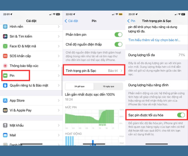 cách tiết kiệm pin iphone