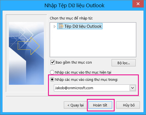 Cài đặt Gmail cho Outlook (6)