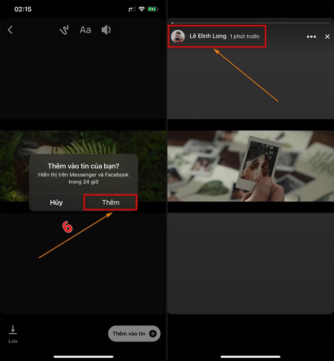 Xác nhận đăng video đã chọn