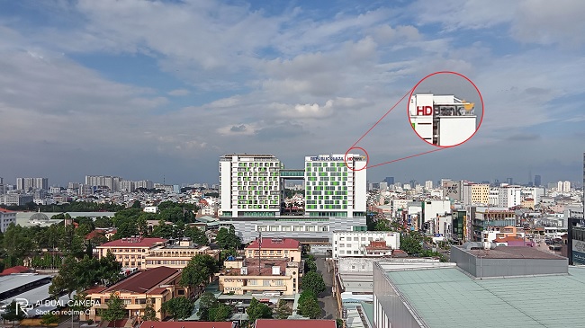 Hình ảnh chụp ở chế độ tự động trong điều kiện đủ sáng