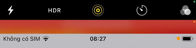 iOS 14 cho phép hiển thị tình trạng hoạt động của camera và pin trên thanh công cụ