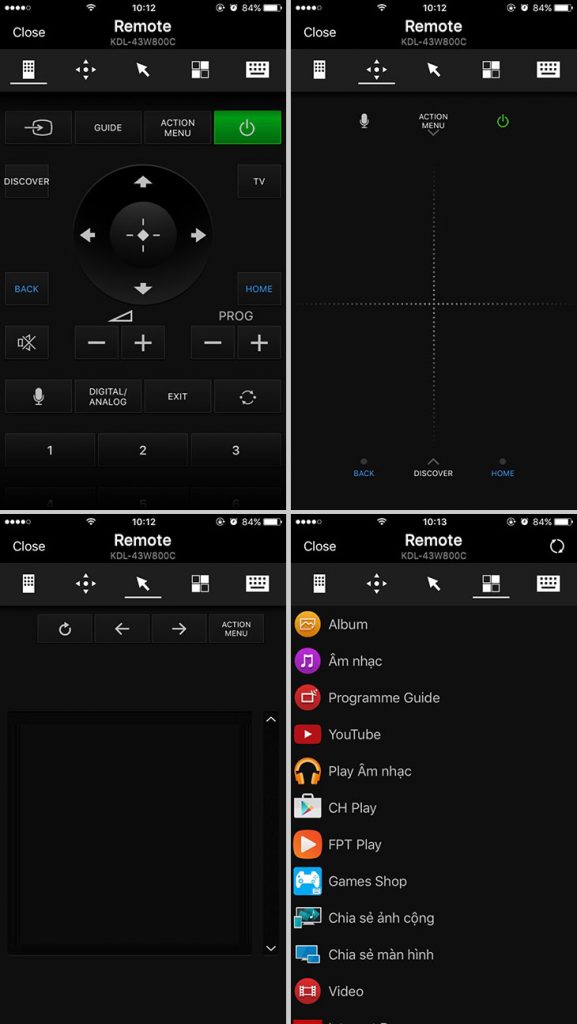Cách điều khiển tivi Sony bằng iPhone