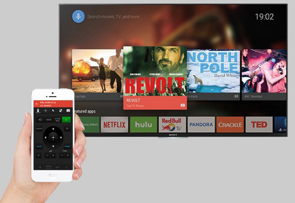 Cách điều khiển tivi Sony bằng bàn phím ảo trên điện thoại