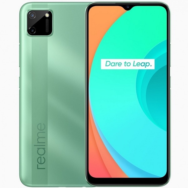 Realme C11 mang sức mạnh chip Helio G35, RAM 2GB, bộ nhớ 32GB