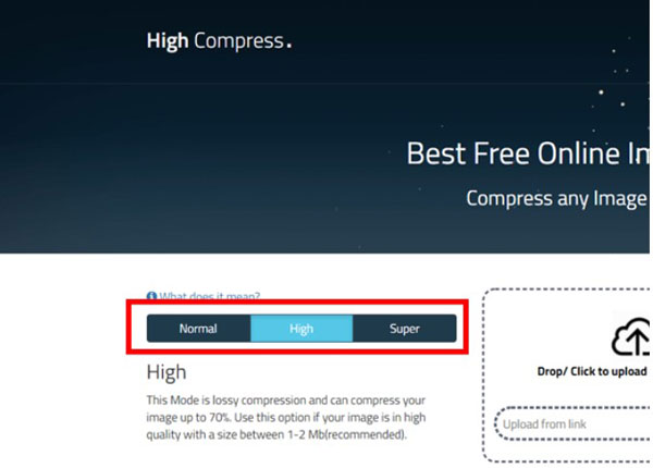 High Compress hỗ trợ người dùng nén nhiều ảnh cùng lúc để giảm dung lượng