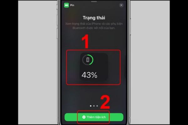 Chọn kiểu hiển thị sau đó chọn thêm tiện ích