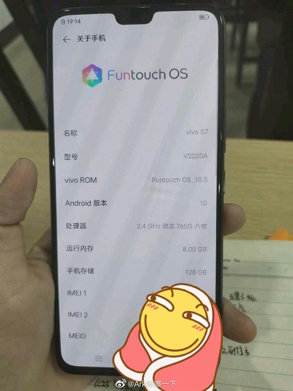 Hình ảnh thực tế Vivo S7 5G