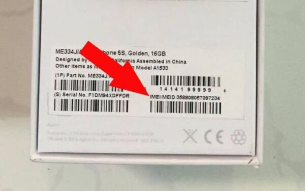 kiểm tra iMEI iphone
