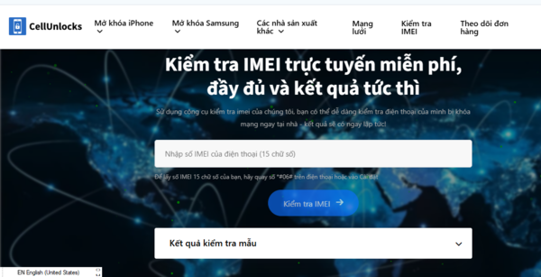 kiểm tra iMEI iphone