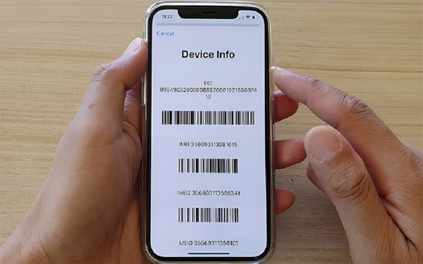 kiểm tra iMEI iphone