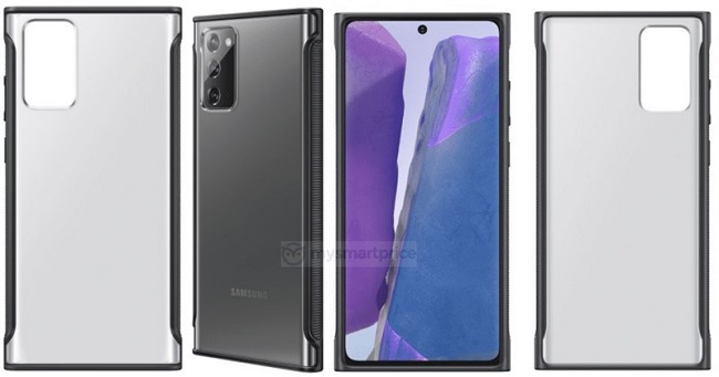 Ốp lưng trong suốt của Galaxy Note 20 đã xuất hiện